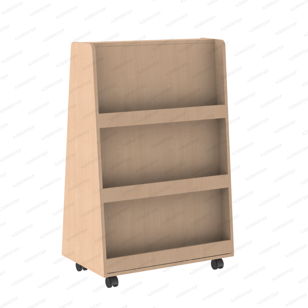 Стеллаж для книг передвижной