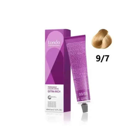 Londa Color стойкая крем-краска, 9/7 очень светлый блонд коричневый, 60мл