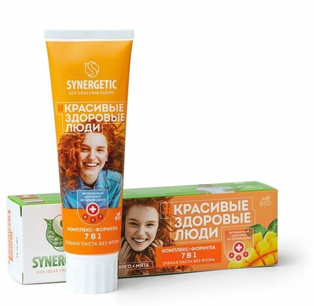 Synergetic Зубная паста Комплекс-формула 7 в 1 100гр