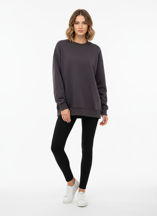 Свитшот унисекс "Простор" цвет темно-серый