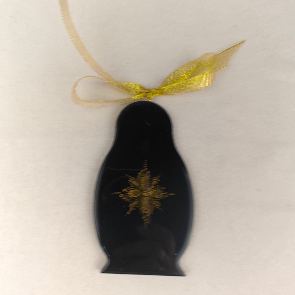 Сувенир Матрешка "Санкт-Петербург" с росписью Палех в коробке