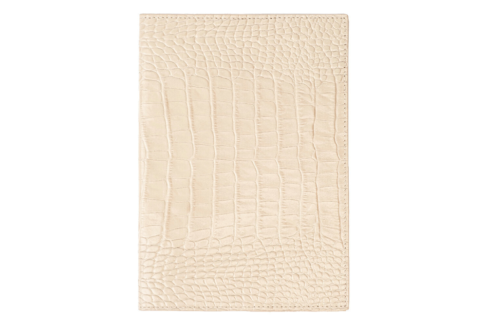 Notebook DAILY genuine leather cream color