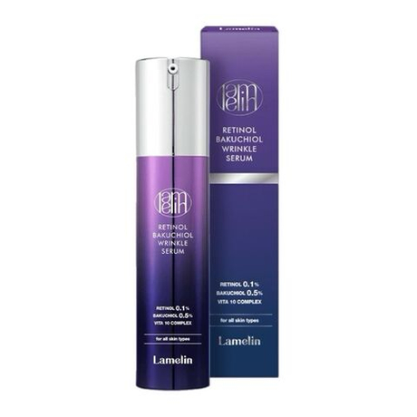 Lamelin Омолаживающая сыворотка против морщин с ретинолом Retinol Bacuchiol Wrinkle Serum 50 мл (17141)
