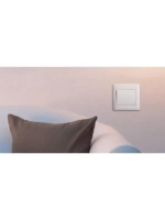 Выключатель 2-кл с индикатором Profitec Corsa белый