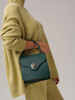 Кожаная сумка Deboro 30521 форест