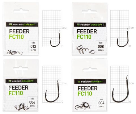 Набор крючков Feeder Concept  MIX 2 35шт.