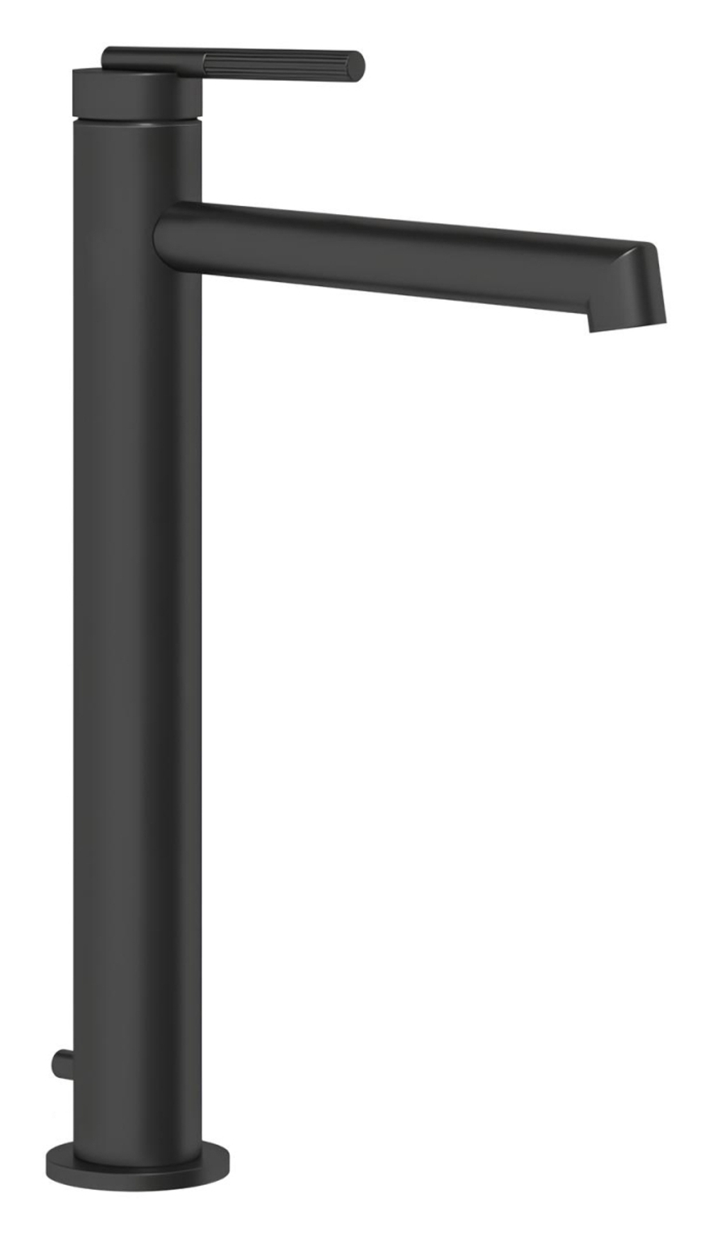 Смеситель для раковины Gessi Ingranaggio, высокий, c длинным изливом, донным клапаном, цвет Matte Black