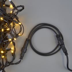 UCX-F90 E-1M-BK Удлинитель для гирлянд серии F90PRO. 1м. Статика-мерцание. IP67. Черный. TM Uniel