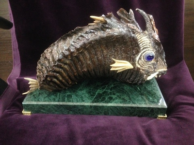 Латимерия. зуб мамонта