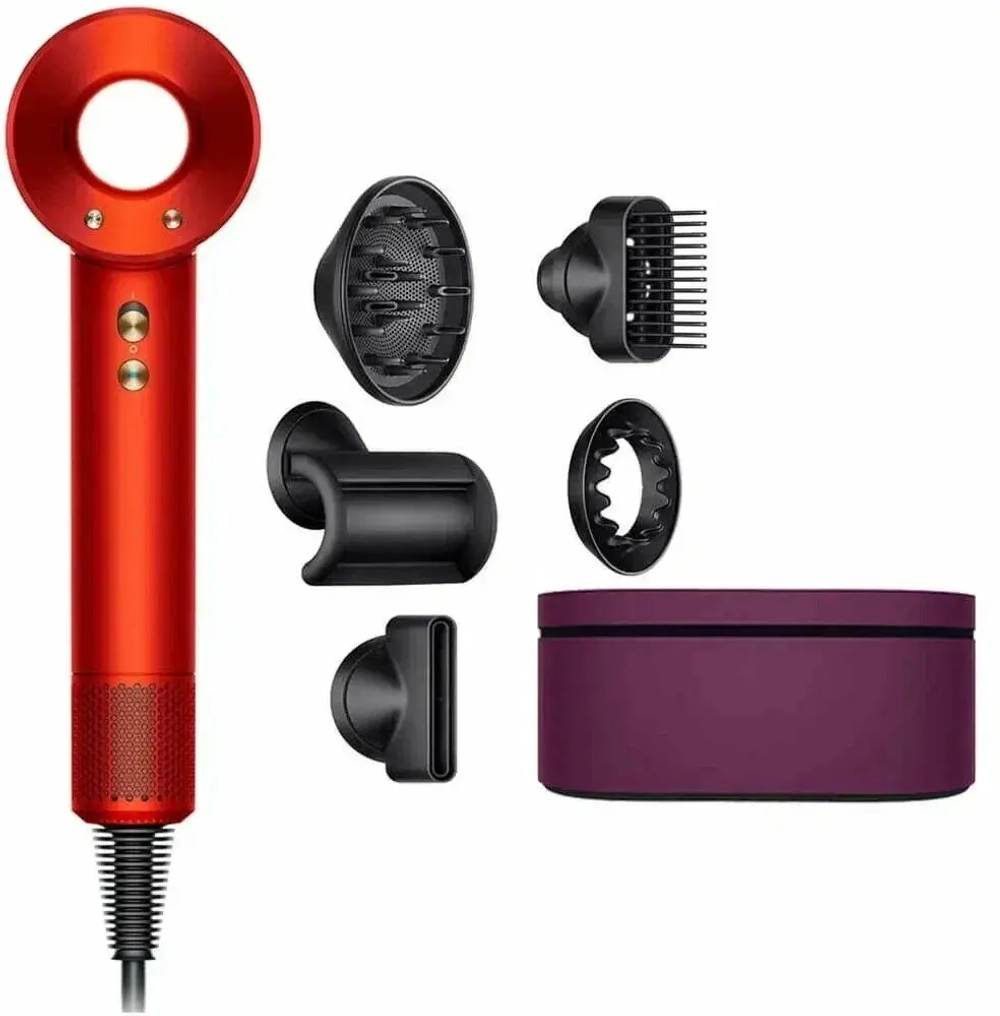 Фен Dyson Supersonic HD07 Topaz/Orange(с кейсом)