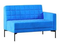 Секция с подлокотником двухместная левая Shoko SH-1P.02(L) ткань Velutto 45