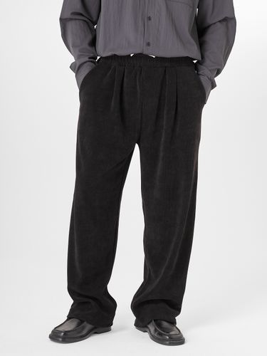 Черные велюровые брюки LEROY