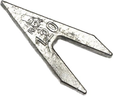 Груз Скользящий с зацепом Ласточкин хвост 120г  1шт