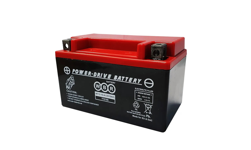 Аккумулятор MT12-10-A MF WBR YTZ10S 10 а/ч 150х88х93