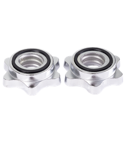 Замки для грифа BB-108, d=26 мм, металлические, хромированный, 2 шт