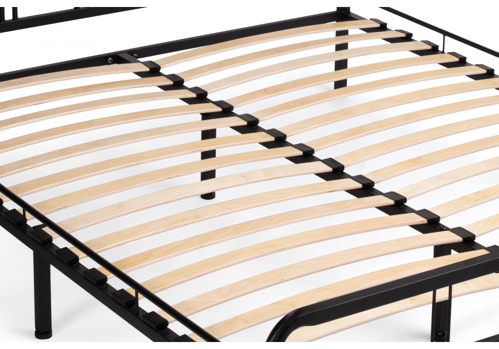 Кровать Woodville Рейк 120х200 черная