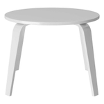 Стол журнальный круглый STEFANO, D=60 см, белый