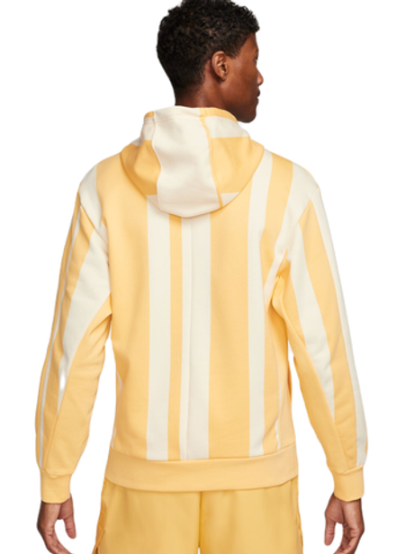Куртка теннисная Nike Court Heritage Dri-Fit Fleece Tennis Hoodie - topaz gold/coconut milk