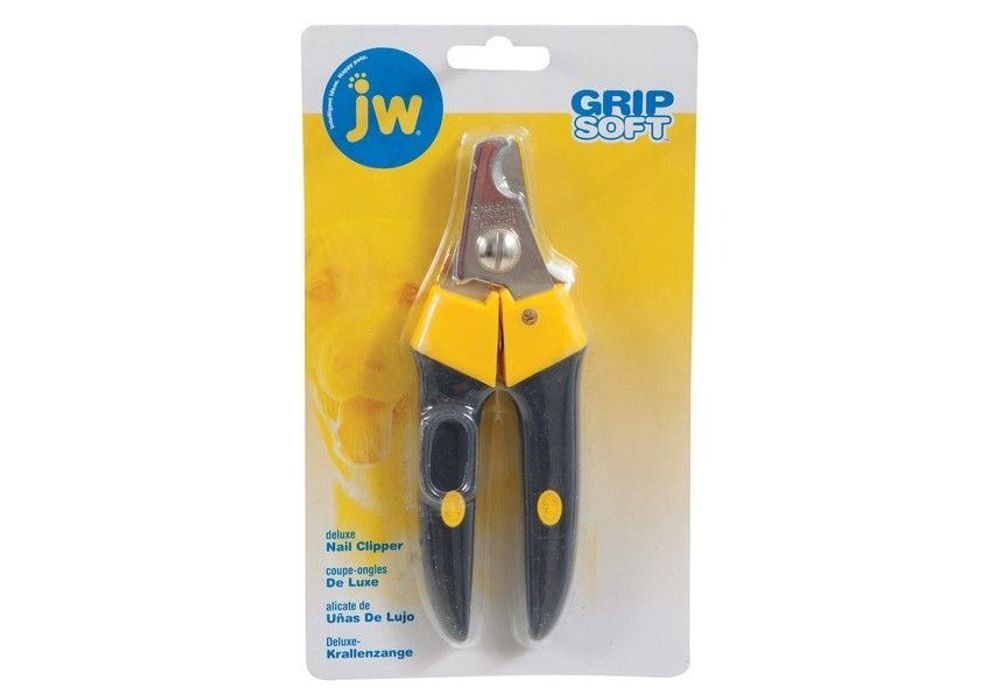 Когтерез J.W. с ограничителем для собак большой Grip Soft Large Deluxe Nail Clipper