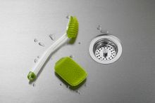 Joseph Joseph Набор из 2 щеток для мытья посуды CleanTech белый/зеленый