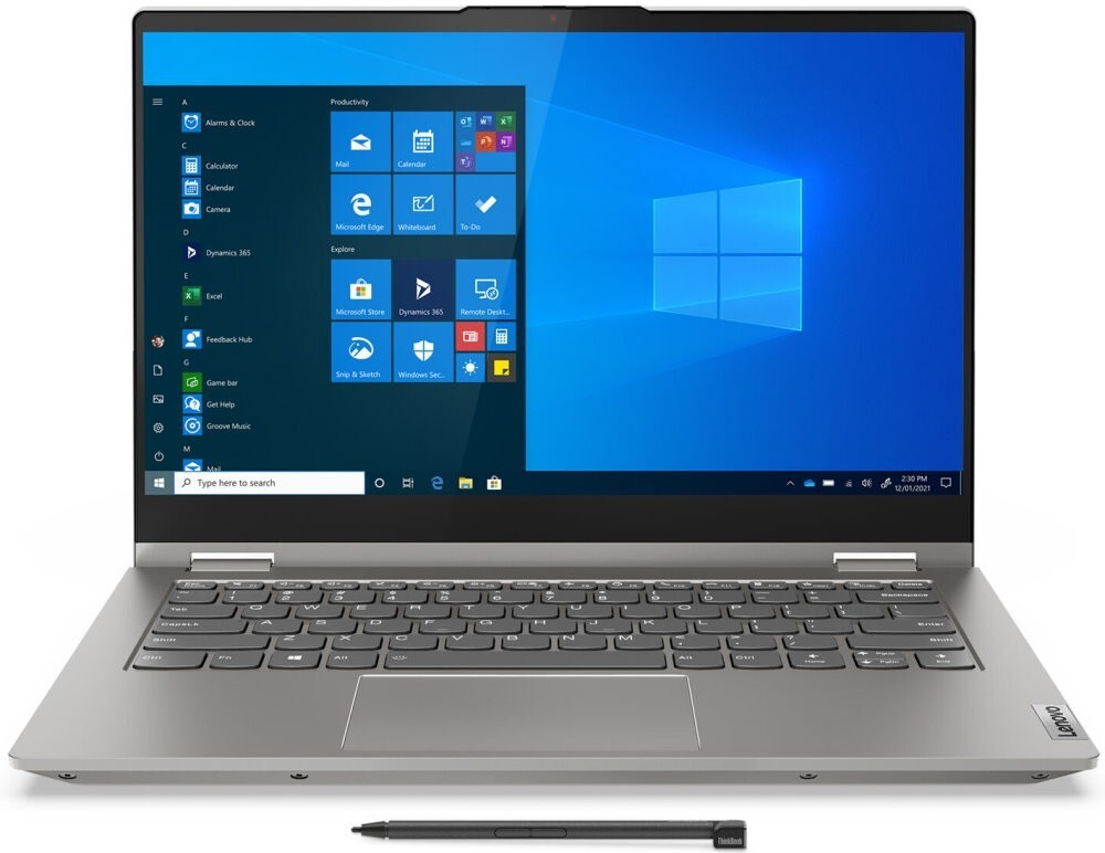 Ноутбук Lenovo Thinkbook 14s Yoga ITL Core i5 1135G7/8Gb/SSD256Gb/Intel Iris Xe graphics/14"/IPS/Touch/FHD (1920x1080)/Windows 10 Professional 64/grey/WiFi/BT/Cam 20WE0002RU