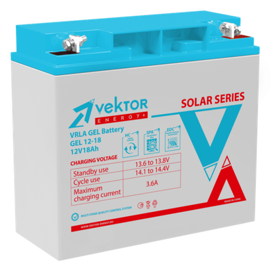 Аккумулятор  VEKTOR ENERGY GEL 12-18