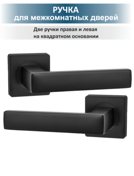 Ручка дверная с магнитной защелкой и фиксатором OPTIMA