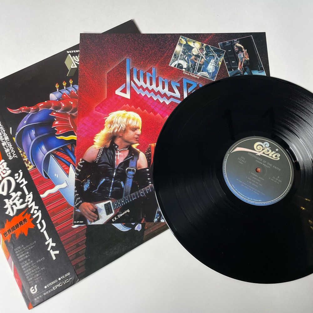 Винтажная виниловая пластинка LP Judas Priest Defenders Of The Faith (Japan 1984) (Obi)