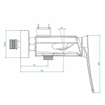 Душевая система RGW Shower Panels SP-6143-01 50140801-01 хром