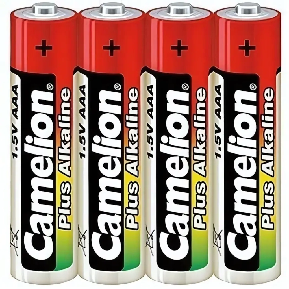 Батарейка алкалиновая Camelion LR3, тип AAA (спайка, 4 шт)(15/300)