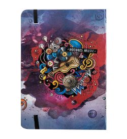 BM-05/1 Блокнот сред. «Звуки музыки» (3D твердая обложка)