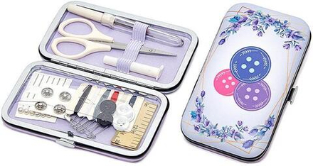 Набор дорожный в кошельке со швейным принтом