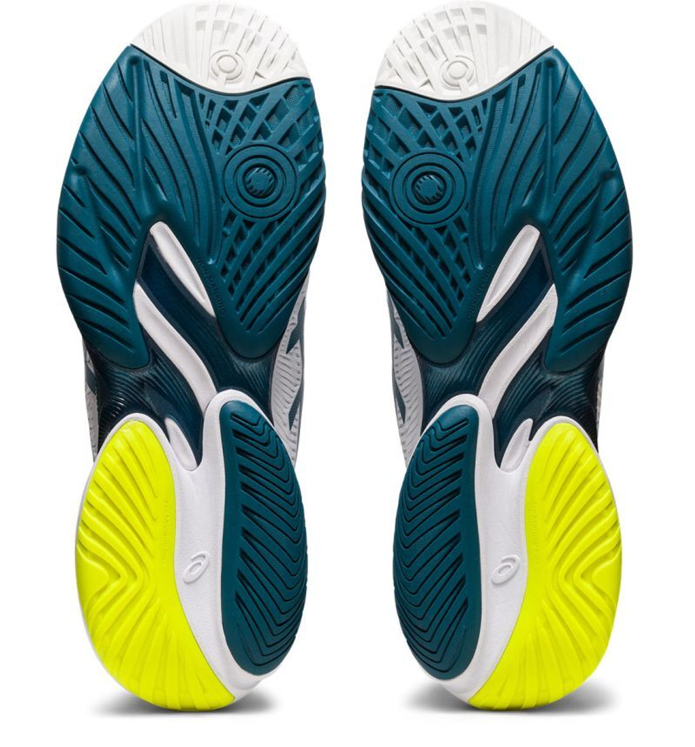 Мужские кроссовки теннисные Asics Court FF 3 - white/gris blue