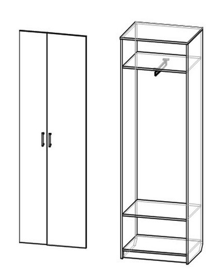 Шкаф ФРИМОНТ-1 правый