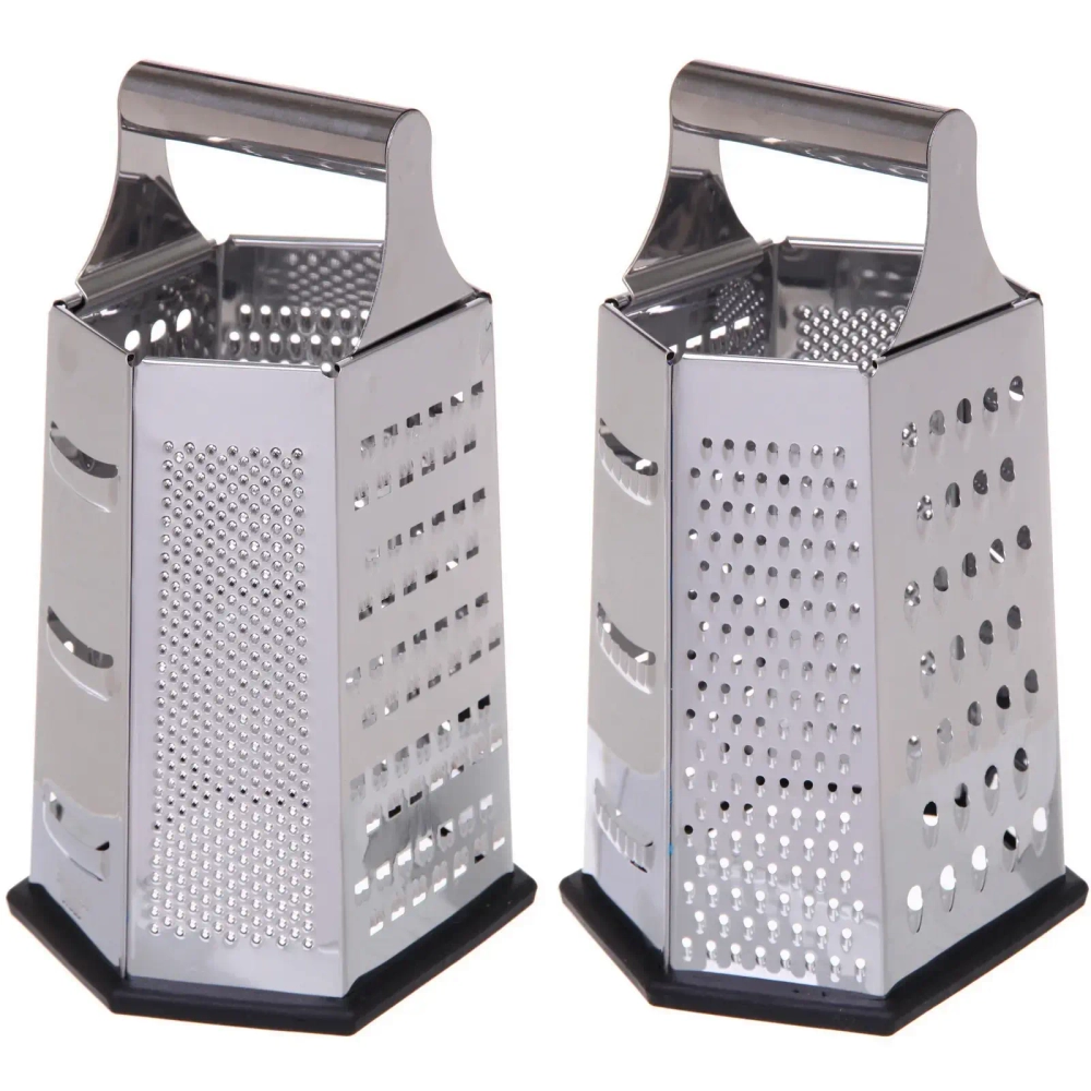 Терка 6-ти сторонняя 24*14*12см, силиконовое основание