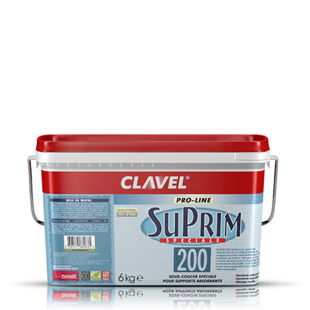 Suprim-200 - белый грунт + пропитка 3 кг