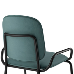 Стул барный Latitude Ror 2 Frame черный/зеленый