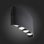 SL089.401.08 Светильник уличный настенный ST-Luce Черный кварцевый LED 8*1W 4000K