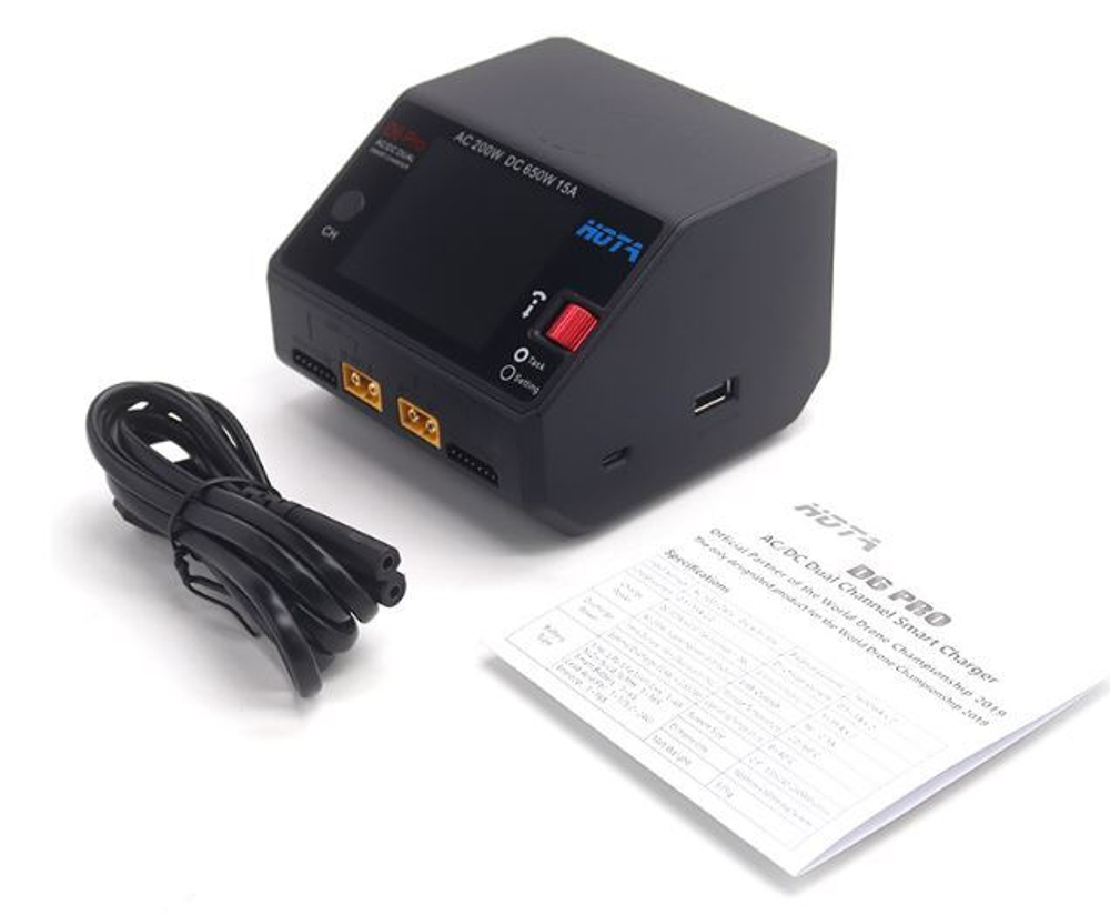 Зарядное устройство HOTA D6 PRO (Черная)