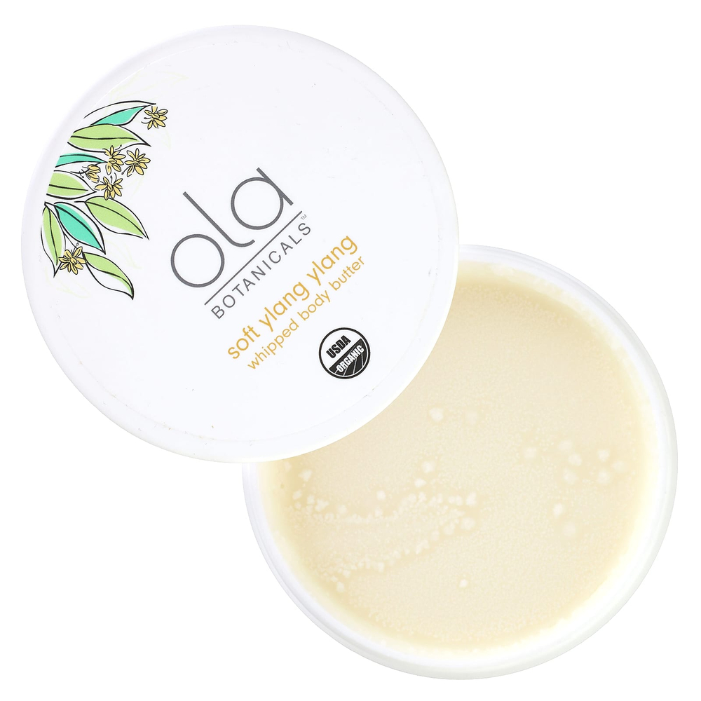 Dr. Mercola, Ola Botanicals, взбитое масло для тела, мягкий иланг-иланг, 113 г (4 унции)