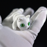 Мини котёнок игрушка антистресс, 10 см., белый