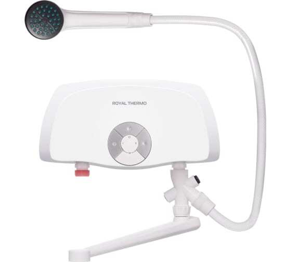 Водонагреватель электрический проточный Royal Thermo Smartfix TS (3,5 кВт), с душевой лейкой и изливом