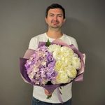 Букет пионов «Лунные пионы»