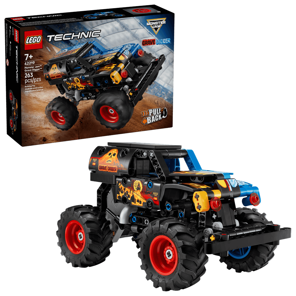 Конструктор LEGO Technic 42219 Monster Jam Grave Digger Fire and Ice