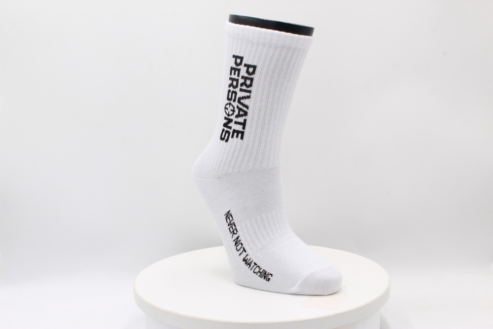 PP LOGO SOCKS WHITE (3 PACK)