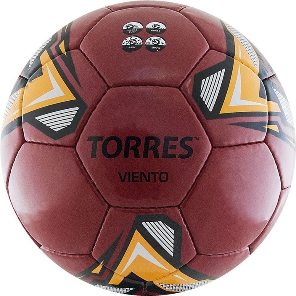 Мяч футбольный Torres Viento Red №5