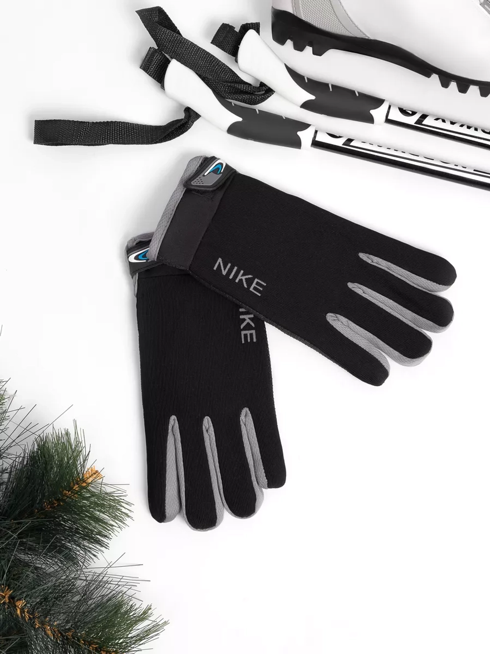 Перчатки зимние горнолыжные болоневые флисовые