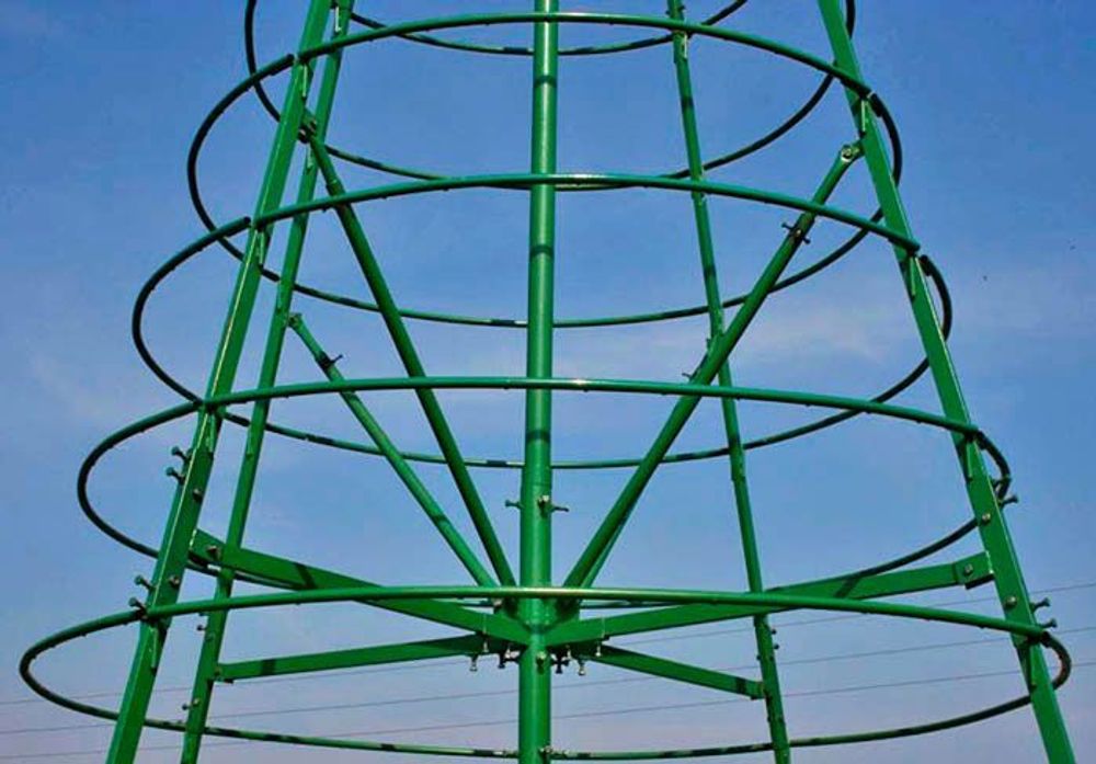 Уличная елка каркасная "Уральская сосна" (Леска) от 4 до 30 м