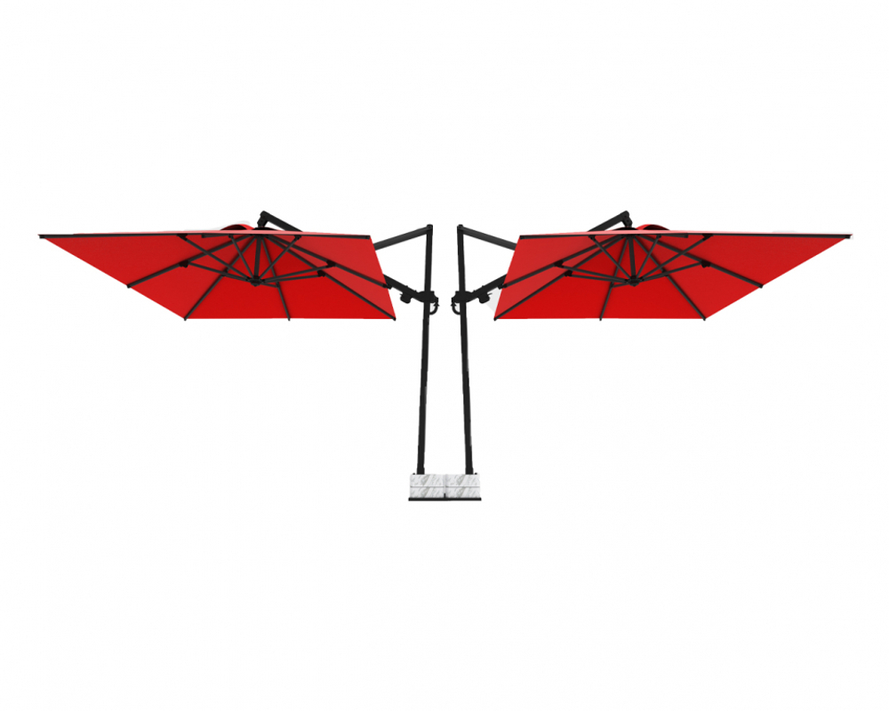 Зонт профессиональный двухкупольный 9.5х4 м Theumbrela Semsiye Evi Banana Plus Double,