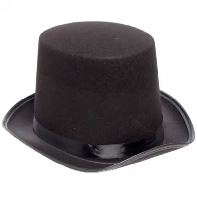 Шляпа карнавальная «Цилиндр», черный